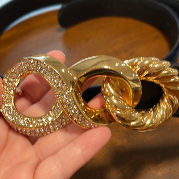 Giuseppe Zanotti velour belt size 115cm - Picture 2 of 5